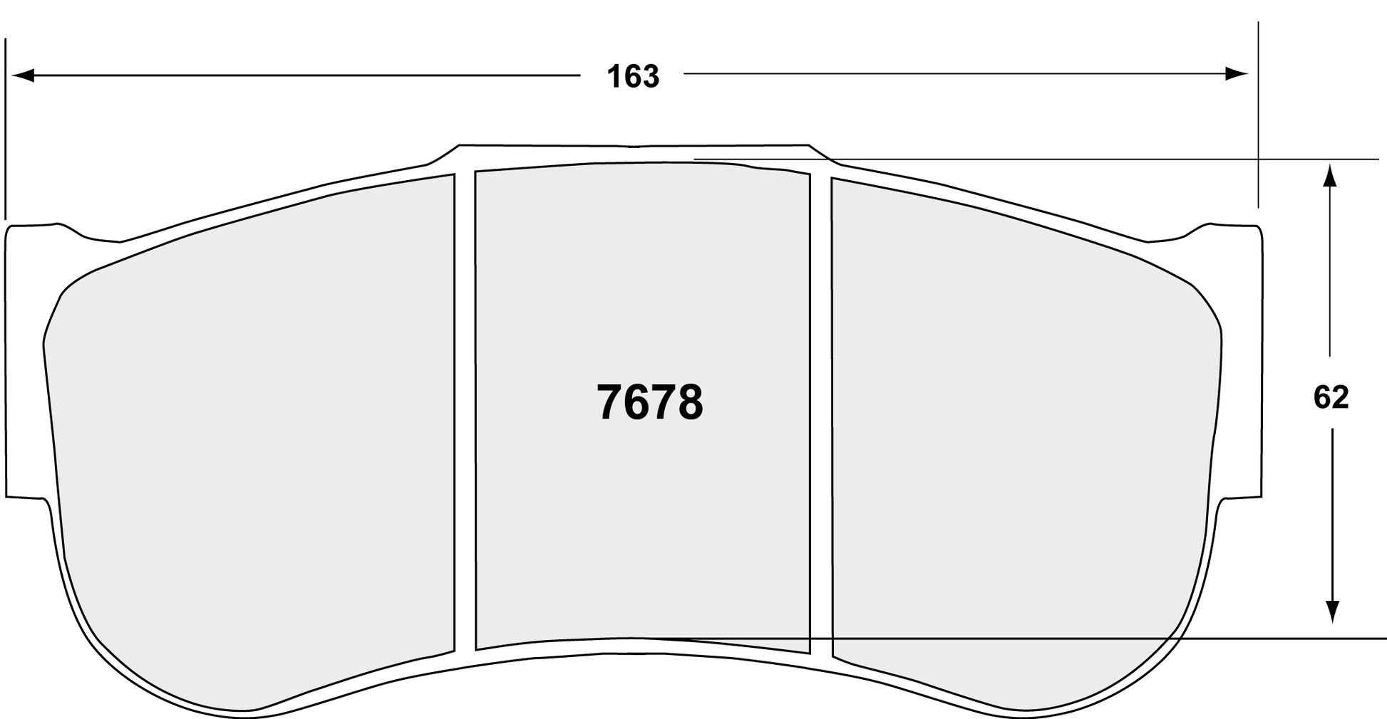 PFC 7678.15.30.44 BRAKE PADS RACE 15 CMPD 30MM FRONT MERCEDES-AMG GT3/GT4 NISSAN GT-R