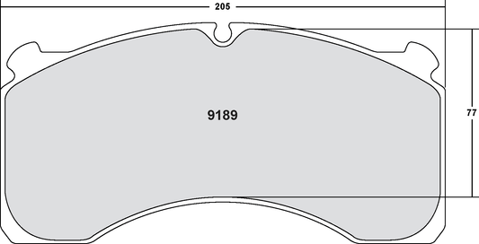 PFC 9189.12 BRAKE PADS Z-RATED ECV