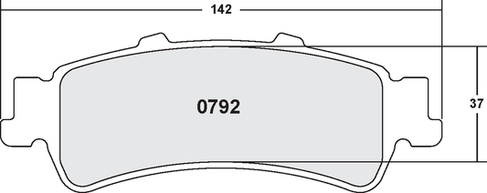 PFC 0792.20 FRONT BRAKE PADS CHEVROLET SILVERADO 1500 (1999-2000)