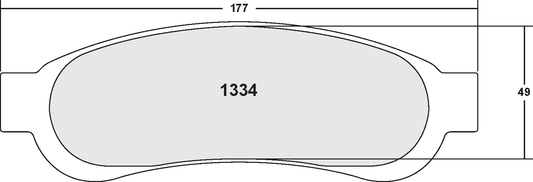 PFC 1334.11 BRAKE PADS Z-RATED