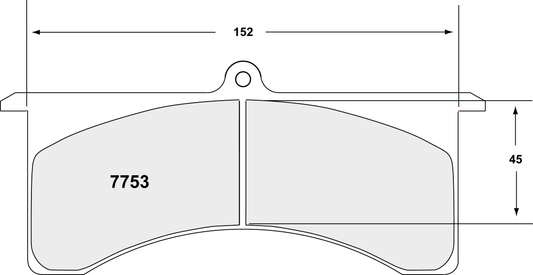 PFC 7753.11.21.44 BRAKE PADS RACE 11 CMPD 21MM