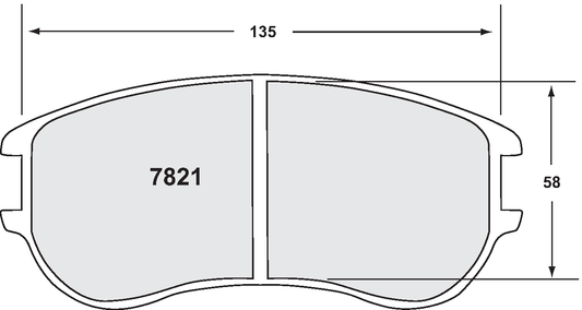 PFC 7821.97.30.44 BRAKE PADS RACE 97 CMPD 30MM ZR18