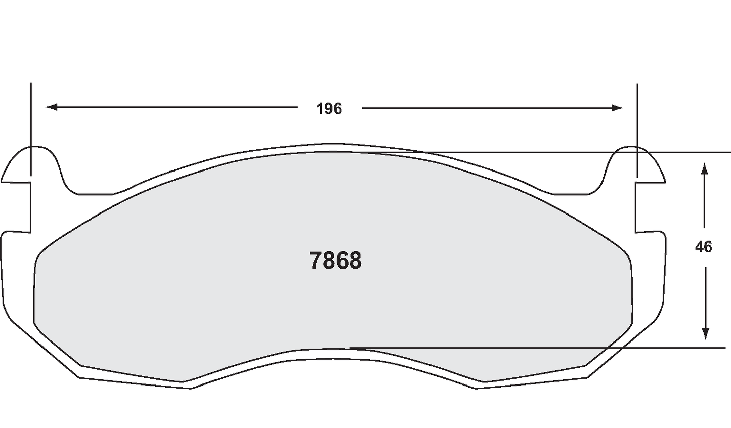 PFC 7868.10 BRAKE PADS Z-RATED