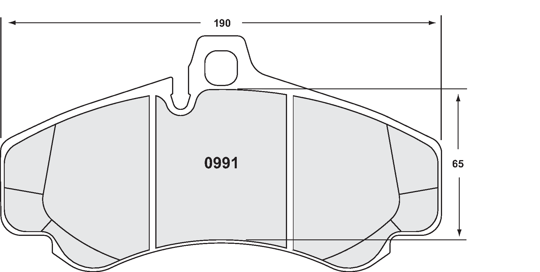 PFC 0991.08.17.44 FRONT BRAKE PADS RACE 08 CMPD 17MM PORSCHE 996 (GT2/GT3), 997 (TURBO/GT3) (380MM)