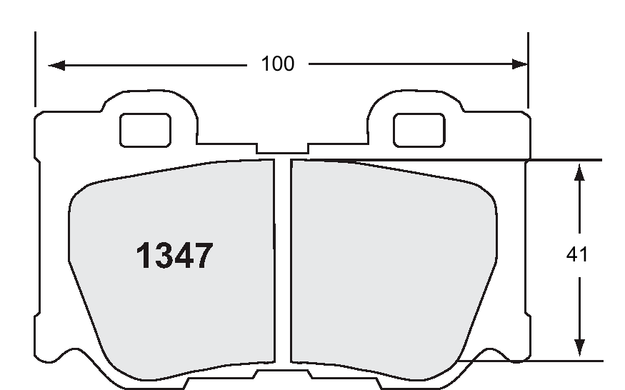 PFC 1347.10 BRAKE PADS Z-RATED REAR NISSAN 370Z 2009