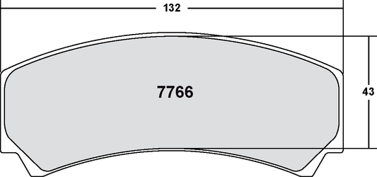 PFC 7766.01.17.44 BRAKE PADS RACE 01 CMPD 17MM SUBARU WRC-S12 (TARMAC)