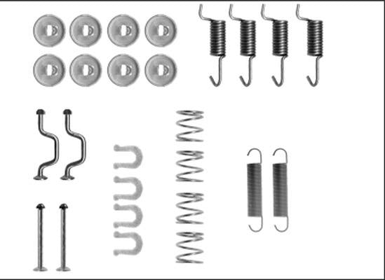 TEXTAR 97043500 Brake Shoe Fitting Kit