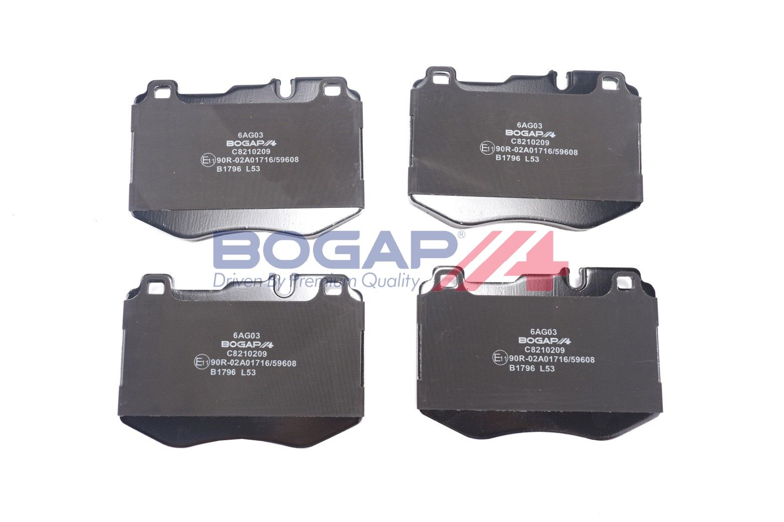 BOGAP C8210209 Brake Pad Set, Disc Brake | ML Performance Car Parts
