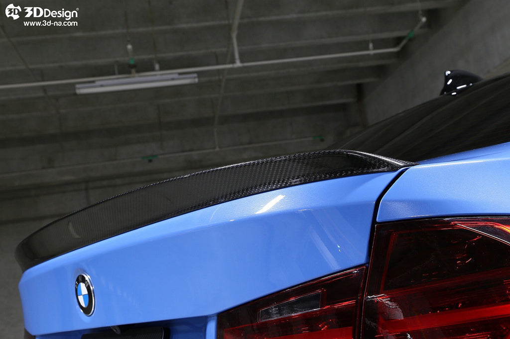 3D Design F80 M3 Dry Carbon Trunk Spoiler