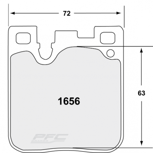 PFC 1656.10 REAR BRAKE PADS Z-RATED BMW M3/M4/M2 F80/F82/F83/F87