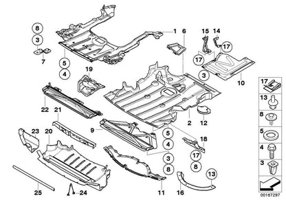 Genuine BMW E93 Convertible Diesel Engine Undertray (320d, 325d & 330d)
