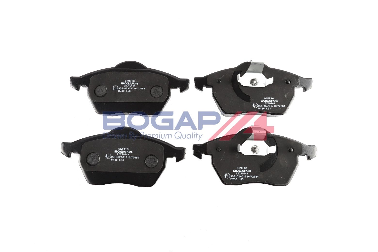 BOGAP L8210144 Brake Pad Set, Disc Brake | ML Performance Car Parts