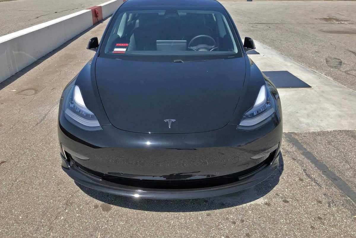 UNPLUGGED PERFORMANCE UP-M3-301-1.1 FRONT SPOILER URETHANE FOR TESLA MODEL 3