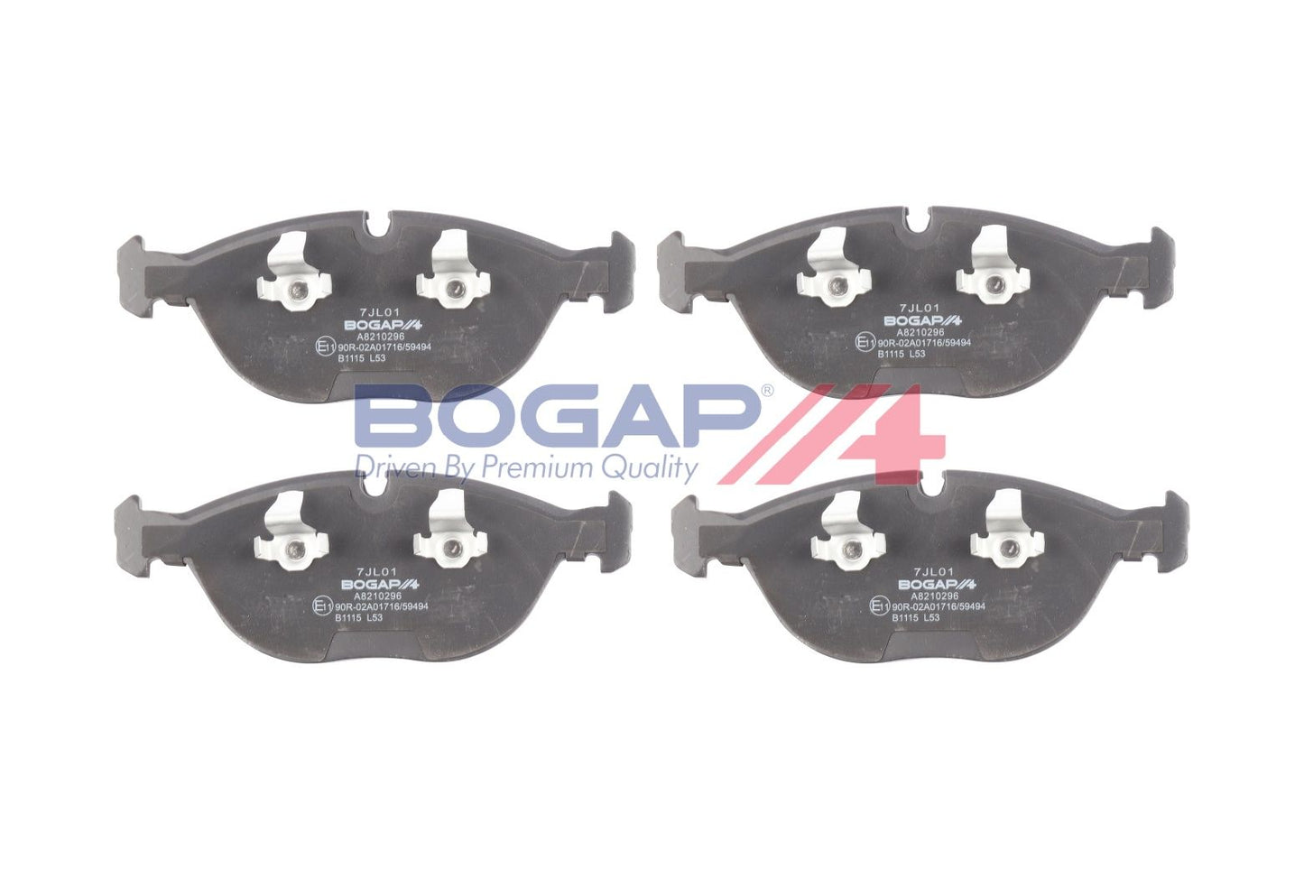 BOGAP A8210296 Brake Pad Set, Disc Brake | ML Performance Car Parts