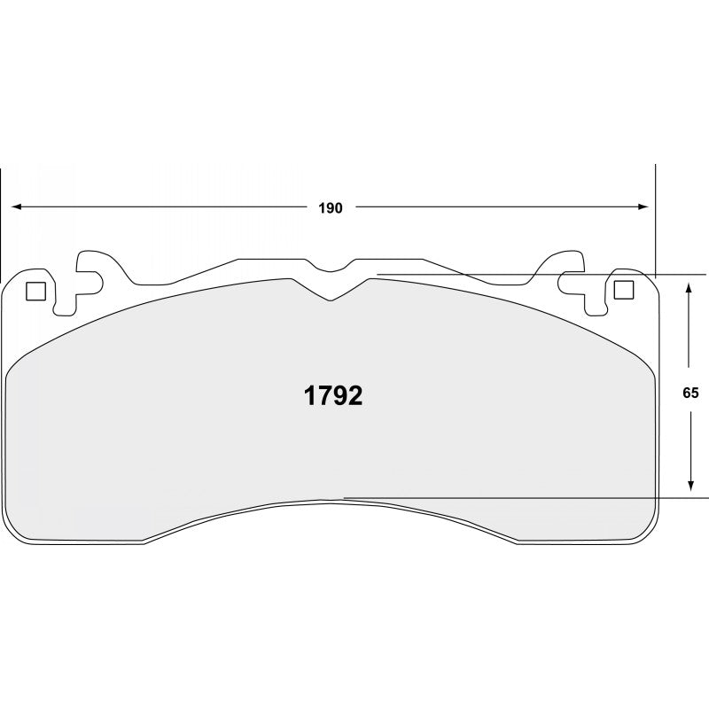 PFC 1792.10 FRONT BRAKE PADS Z-RATED FOR AUDI RS6 (C7) / MERCEDES AMG C63 / AMG GT R