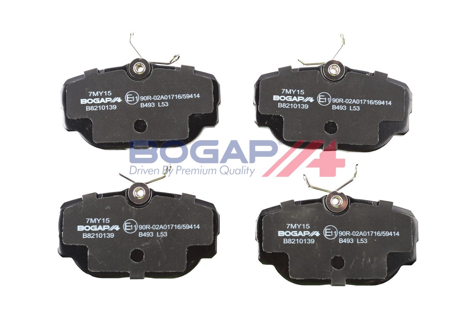 BOGAP B8210139 Brake Pad Set, Disc Brake | ML Performance Car Parts