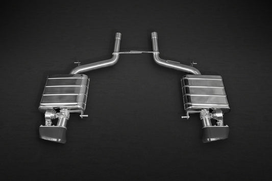 Capristo 02BM00903002 BMW 550i (F10) ECE Valved Mufflers with Ceramic Tips (CES3) 