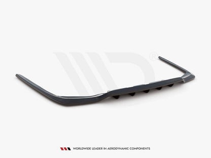 Maxton Design Lexus LS MK4 Facelift Central Rear Splitter (with Vertical Bars)