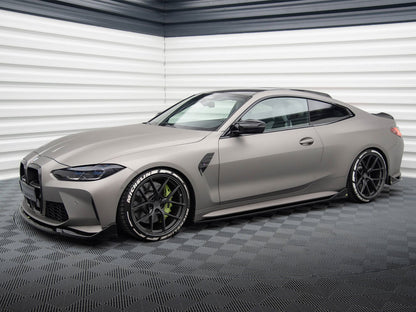 Maxton Design Side Skirts Diffusers V.3 CSL Look BMW M4 G82