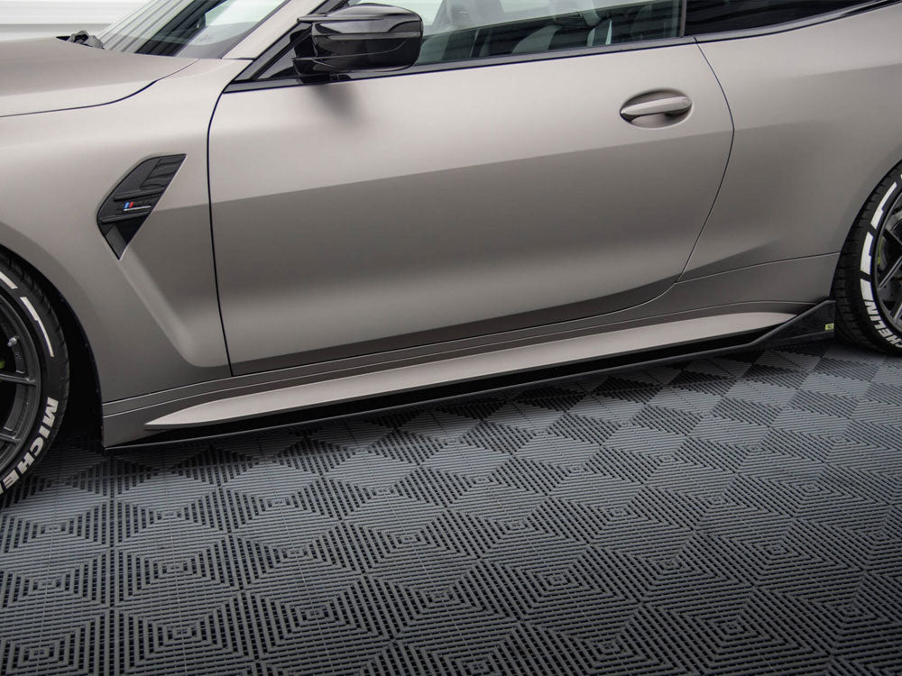 Maxton Design Side Skirts Diffusers V.3 CSL Look BMW M4 G82