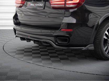 Maxton Design Central Rear Splitter (VERTICAL BARS) BMW X5 M-Pack F15