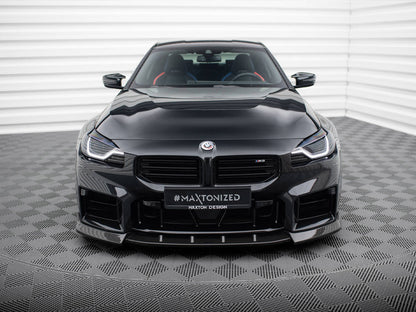 CARBON FIBER FRONT SPLITTER V.2 BMW M2 G87 | ML Performance Car Parts