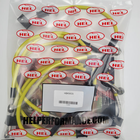 HEL Performance CL-HBK9639 Stainless Steel Braided Brake Lines (Flexible ABS Replacements | ML Performance Car Parts