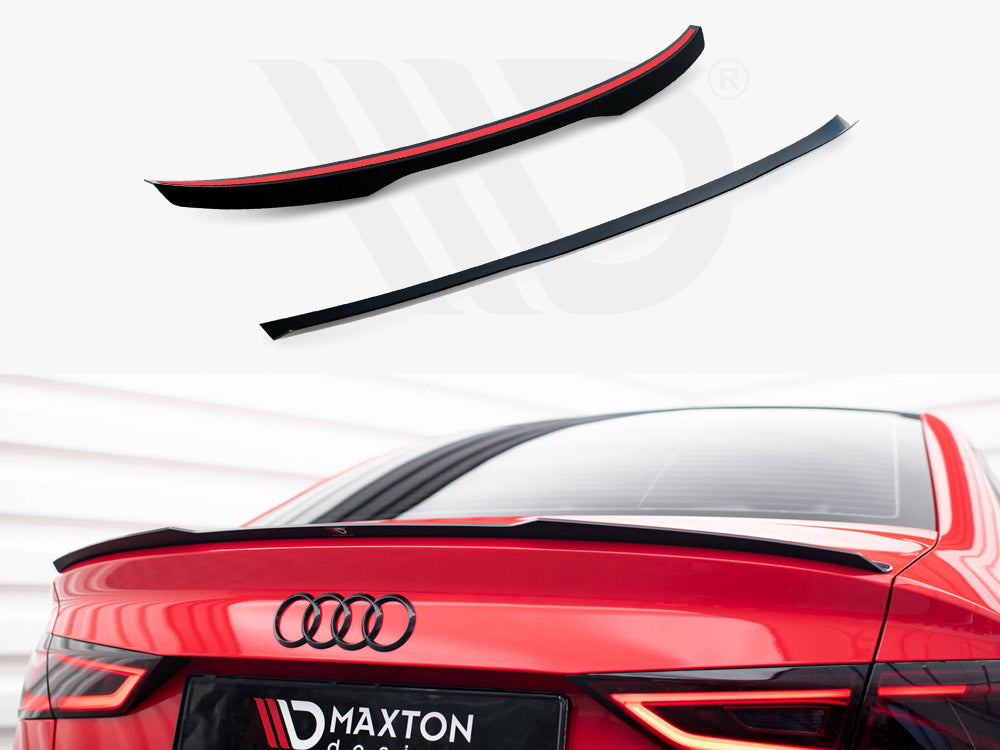 Maxton Design Spoiler Cap Audi A3 / A3 S-LINE / S3 / RS3 Sedan 8V | ML Performance Car Parts
