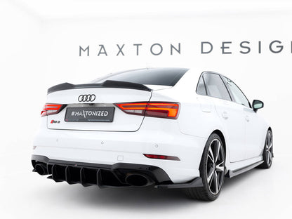 Maxton Design Street Pro Rear Diffuser V.2  Audi RS3 Sedan 8V Facelift