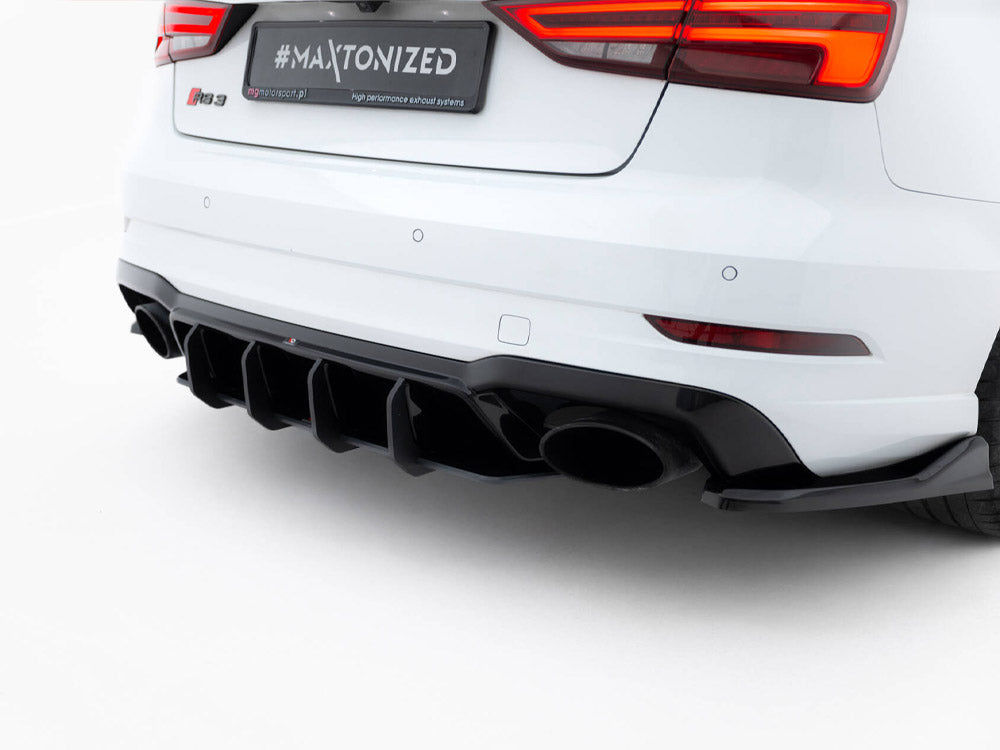 Maxton Design Street Pro Rear Diffuser V.2  Audi RS3 Sedan 8V Facelift