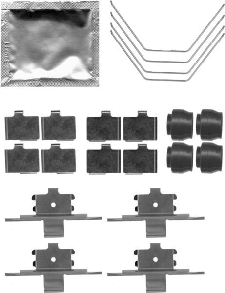 TEXTAR 82516400 Brake Pad Fitting Kit