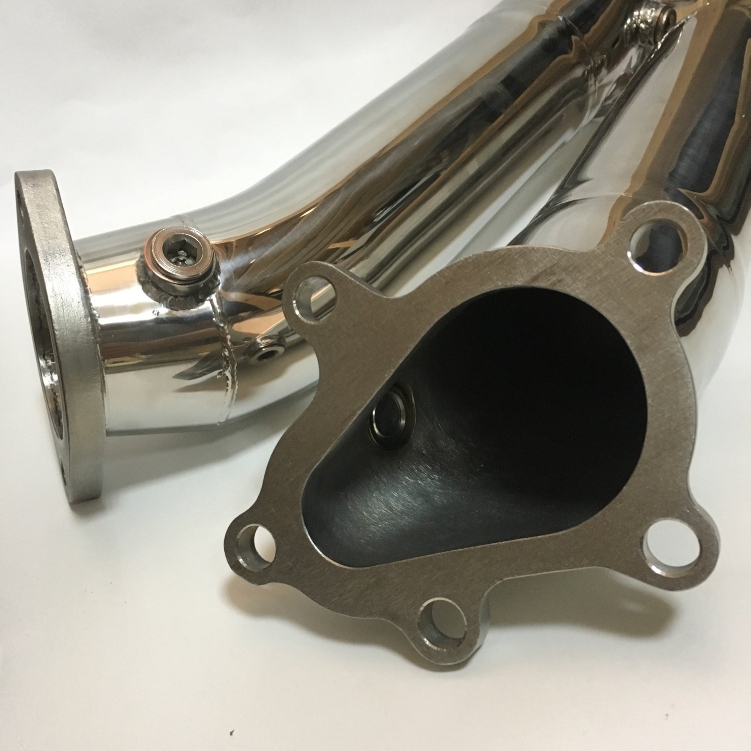 ARD 177119-01 S / S DOWNPIPE / BRUSHED / CATLESS / D=89MM / NO HEAT SHIELD / NISSAN GT-R R35