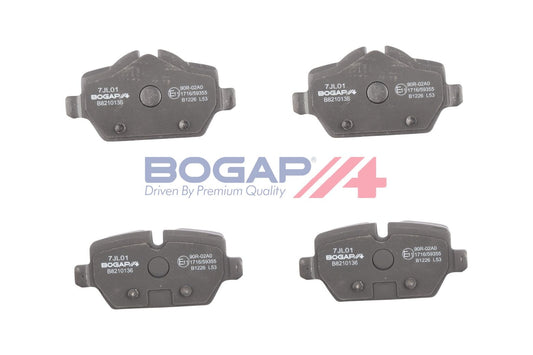 BOGAP B8210136 Brake Pad Set, Disc Brake | ML Performance Car Parts