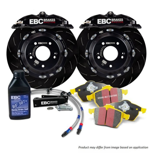 EBC BBK051BLK1 Big Brake Kit Front 355x32mm Curved Slotted Apollo4 Black