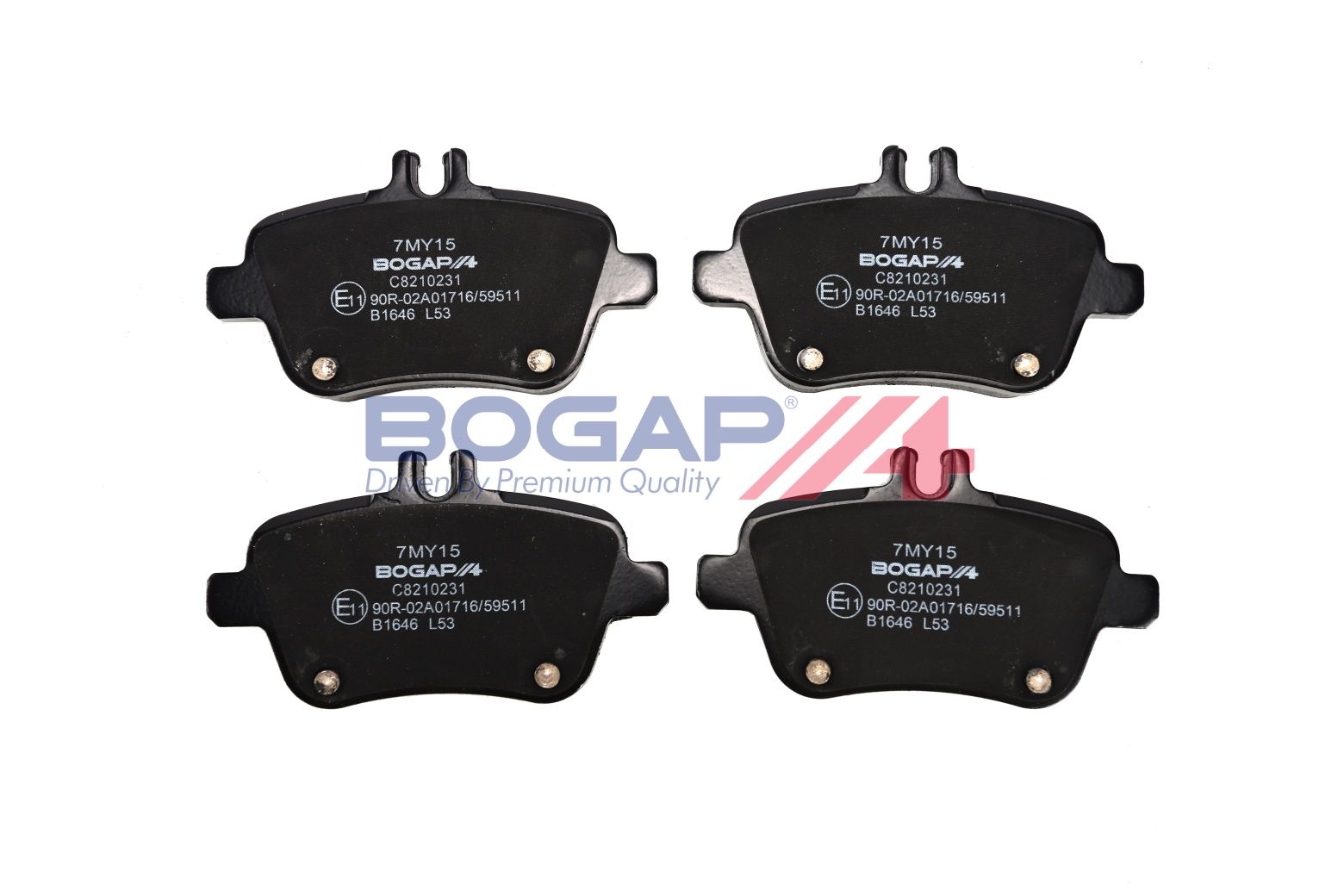 BOGAP C8210231 Brake Pad Set, Disc Brake | ML Performance Car Parts