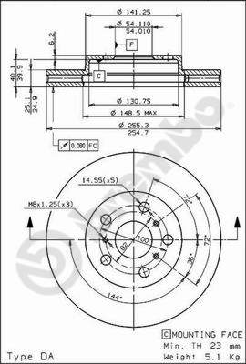 BOSCH 1987470496 Disc Brake Caliper Repair Kit