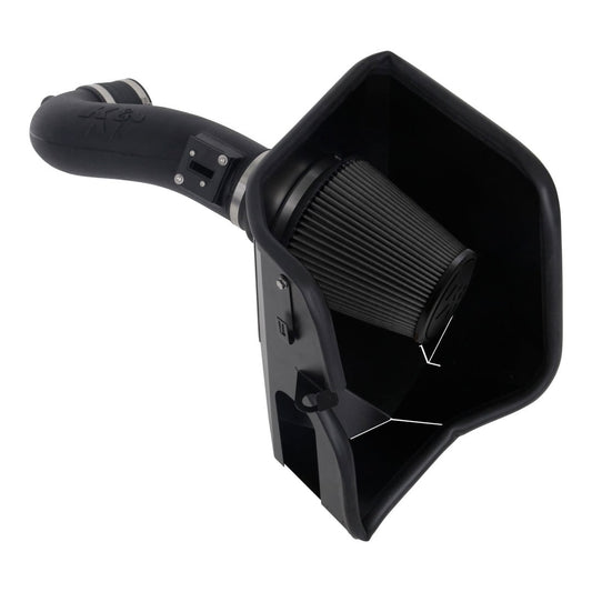 K&N 30-3110 Cold Air Intake - Dryflow, Roto-mold Tube - CHEV SILVERADO 1500 V8-5.3/6.2L