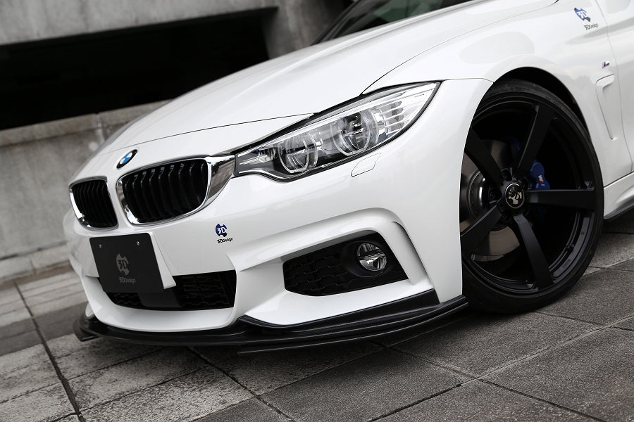 3D Design F32 / F36 4-Series M-Sport Carbon Under Splitter Set