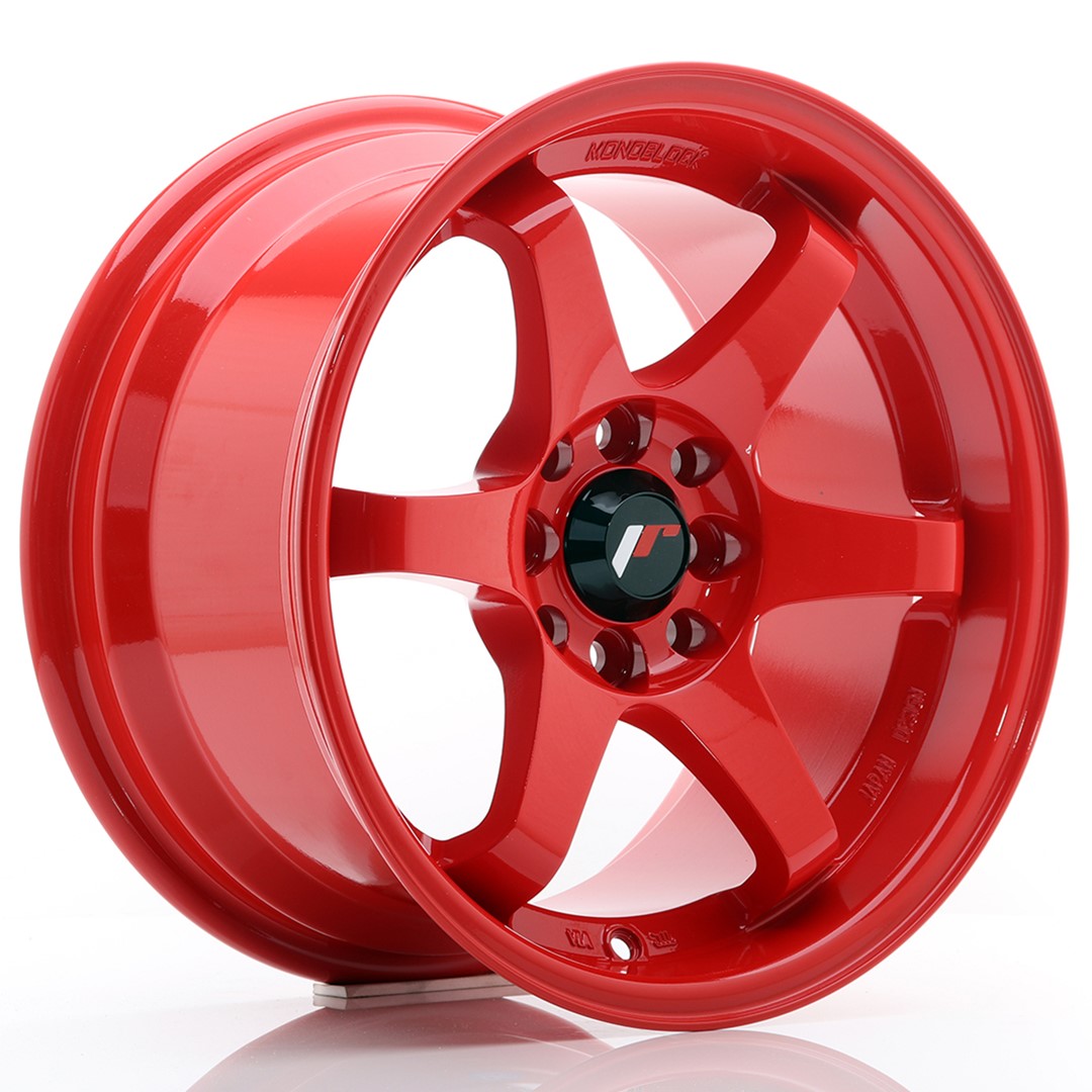 JR Wheels JR3158142573R JR Wheels JR3 15x8 ET25 4x100/108 Red