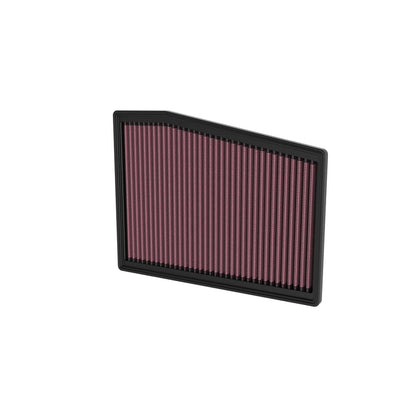 K&N 33-5128 High-Flow Original Lifetime Engine Air Filter - CADILLAC CT5 V8-6.2L F/I