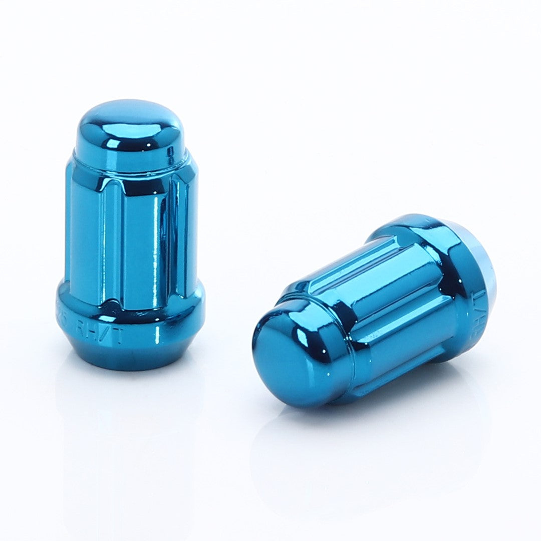 JR Wheels JN2S-12125BL Forged Steel Japan Racing Nuts JN2 12x1,25 Blue