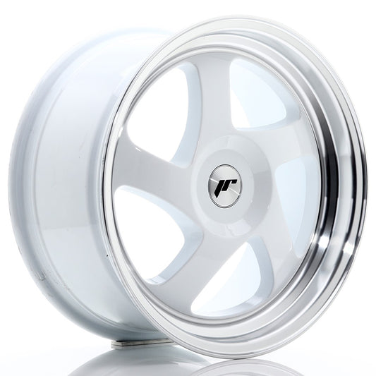 JR Wheels JR151780XX3574W JR Wheels JR15 17x8 ET35 BLANK White w/ Machined Lip