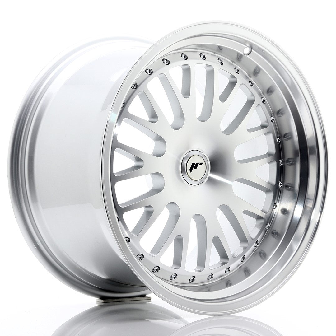 JR Wheels JR101911XX1574S JR Wheels JR10 19x11 ET15-30 BLANK Silver Machined Face