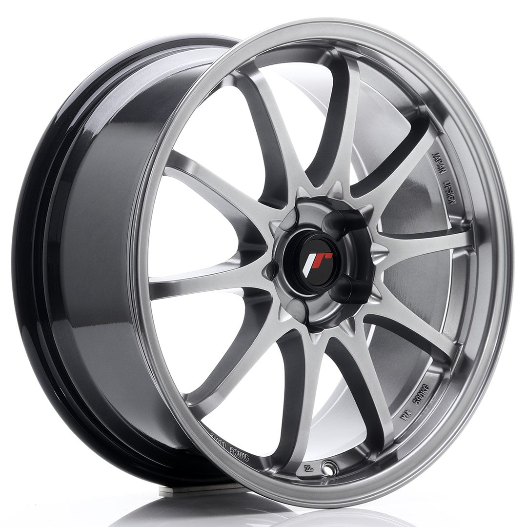 JR Wheels JR518805X3574HB JR Wheels JR5 18x8 ET35 5H BLANK Hyper Black
