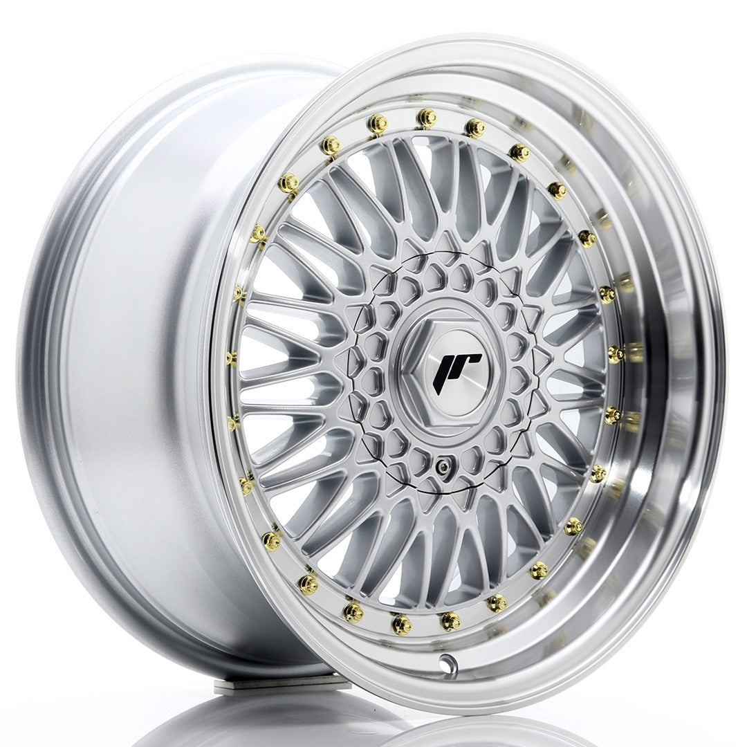 JR Wheels JR91785XX2074S JR Wheels JR9 17x8,5 ET20-35 BLANK Silver w/ Machined Lip