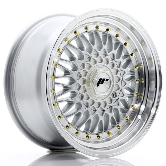 JR Wheels JR91680XX2574S JR Wheels JR9 16x8 ET25 BLANK Silver w/ Machined Lip