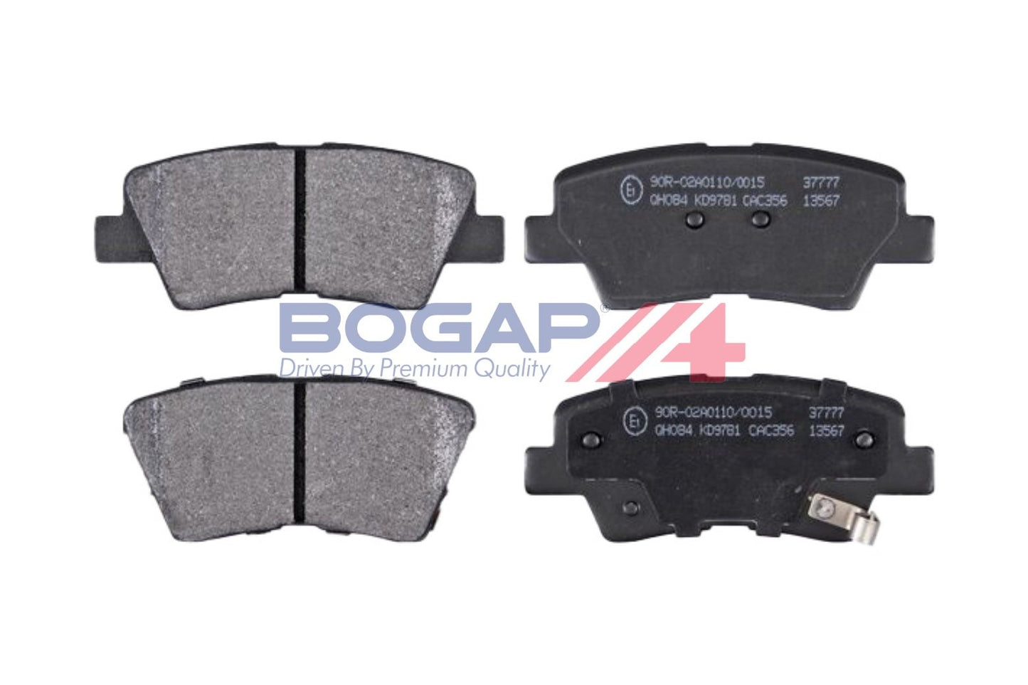 BOGAP Y8210231 Brake Pad Set, Disc Brake | ML Performance Car Parts
