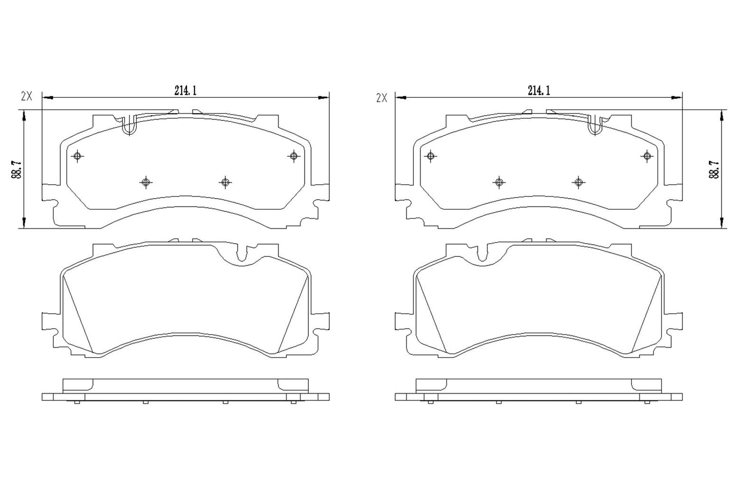 BOGAP A8210274 Brake Pad Set, Disc Brake | ML Performance Car Parts