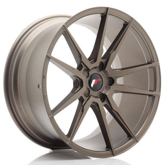 JR Wheels JR2120105X4074MBZ JR Wheels JR21 20x10 ET40 5H BLANK Matt Bronze