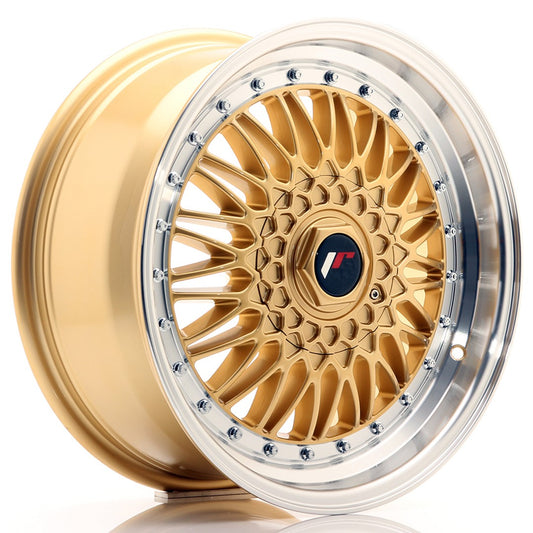 JR Wheels JR91775XX2074GD JR Wheels JR9 17x7,5 ET20-35 BLANK Gold w/ Machined Lip